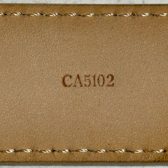 Louis Vuitton Damier Azur Canvas Tresor Belt - Picture 10 of 11